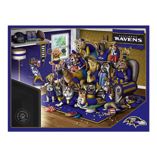 NFL Purebred Fans A Real Nailbiter 500 Piece Puzzle